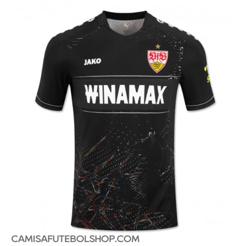 Camisa de time de futebol Stuttgart Replicas 3º Equipamento 2024-25 Manga Curta